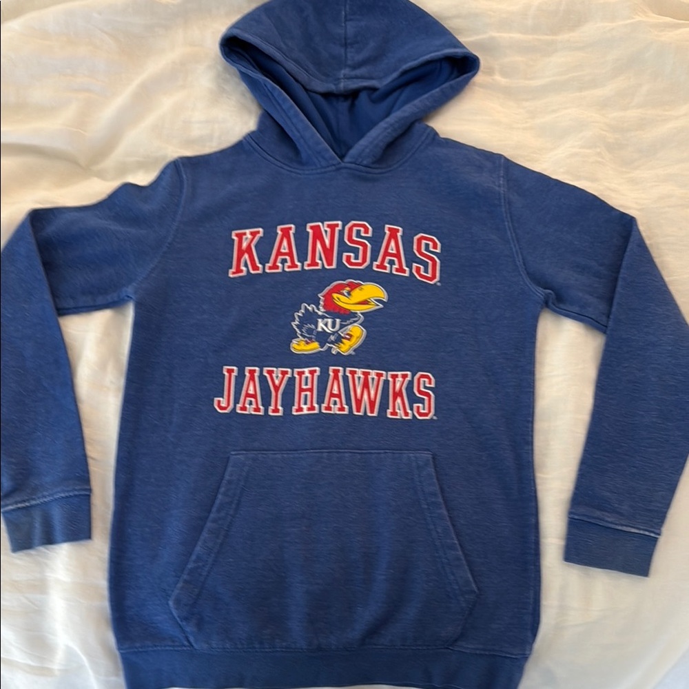 Kansas Jayhawks Kids Blue Hoodie